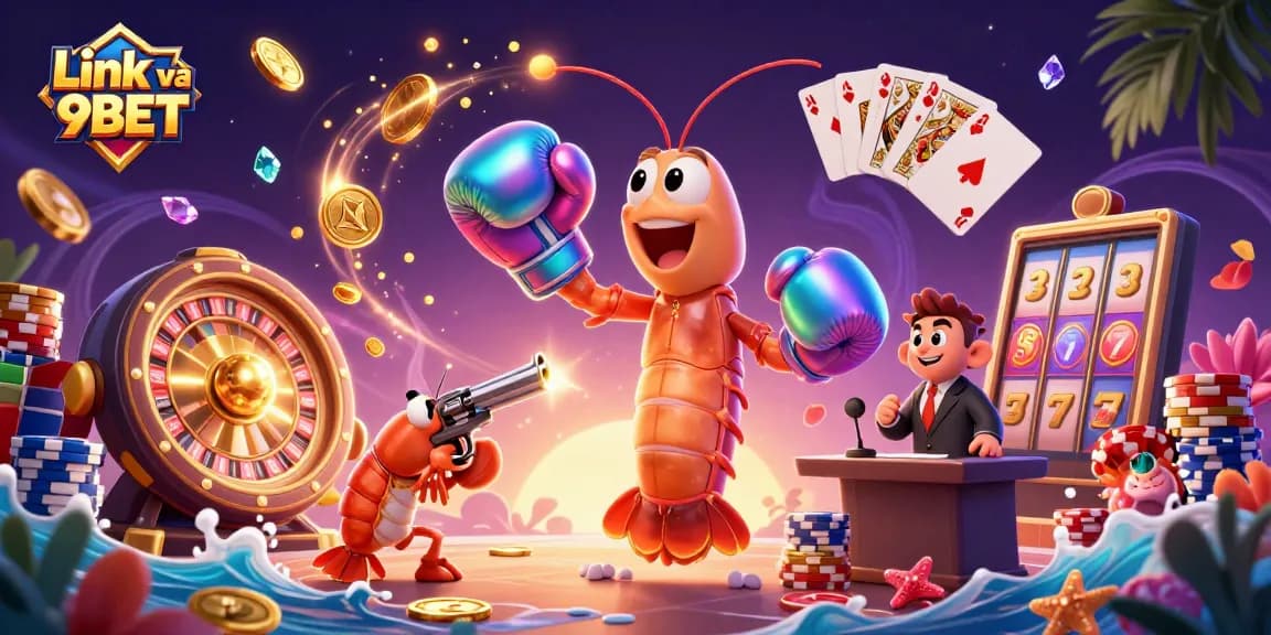 Engage with Link và 9BET to win thrilling casino experiences with vibrant characters and dynamic elements.
