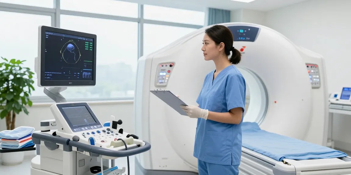 Advanced medical equipment showcased in a modern facility during a professional consultation