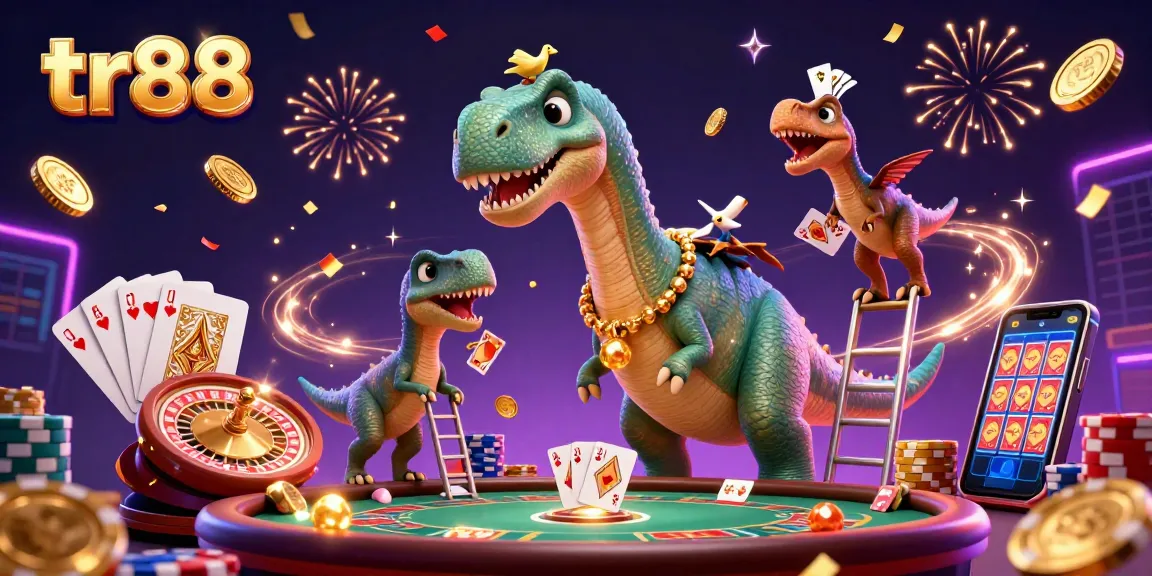 Experience thrilling gameplay at tr88 with vibrant casino elements and action-packed cards.